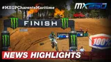 Motocross Video for EMX250 Highlights, Race 2  - MXGP of Charente Maritime 2022