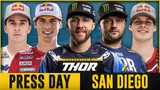 Motocross Video for VitalMX: 2024 San Diego - Press Day - Tomac, Prado, Jett, Webb