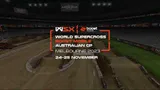 Motocross Video for WSX 2023 - Australian GP Track Map