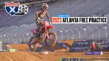 Motocross Video for Racer X: 2023 Atlanta Supercross Free Practice RAW