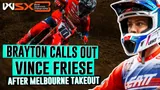 Motocross Video for Vince Friese takes Justin Brayton out - WSX 2022